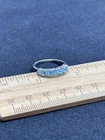 Sterling Silver & Unknown Gemstone Ring- 2.4 Grams- Size 7- Vintage Estate Find
