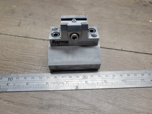 NICE RAPTOR STAINLESS 5TH AXIS CNC VISE RWP-019SS  .375 X 1.25 " DOVE TAIL - Picture 1 of 4