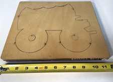 Ellison Covered Wagon Wooden Die P1368J 11.75x9.75 AccuCut Compatible BIN