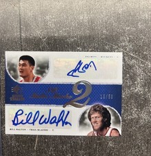 2007 UD SP Rookie Threads Yao Ming Bill Walton SP Multi Marks Dual Auto /50