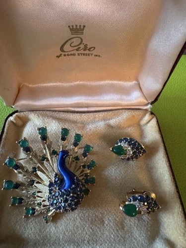 vintage costume jewelry set