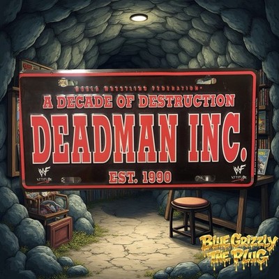 WWF Deadman Inc Undertaker License Plate Vintage 2000 | eBay