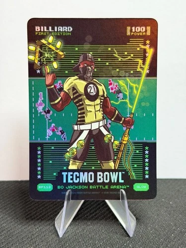 Bo Jackson Battle Arena Tecmo Bowl Billiard BF112 GLOW Dalton Hillard