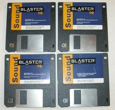 VINTAGE SOUND BLASTER 16 FLOPPY DISKS 1991-92