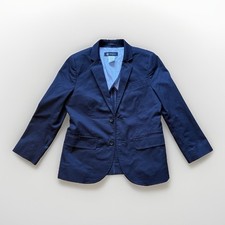 J Crew Crewcuts Thompson Blazer Jacket Boys Youth Size 6-7 Navy