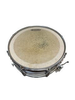 Tamburo rullante Ludwig acrolite distintivo oliva blu a punta vintage anni 70