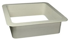 VA0445-28 Birch White 4-/8" Radius Garnish, Grey 1