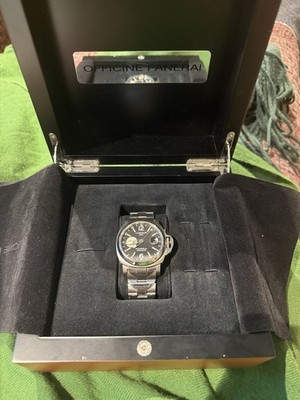 Panerai Luminor GMT Automatic 44 Titanium w Titanium/Stainless Bracelet