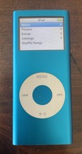 Apple iPod Nano, 2nd Generation - 4GB - Blue BATTERY CHARGE ISSUE 