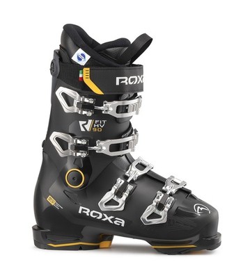Roxa R/FIT HV 90 GW Men's Ski Boots, Black/Black/Mustard, M26.5 MY26
