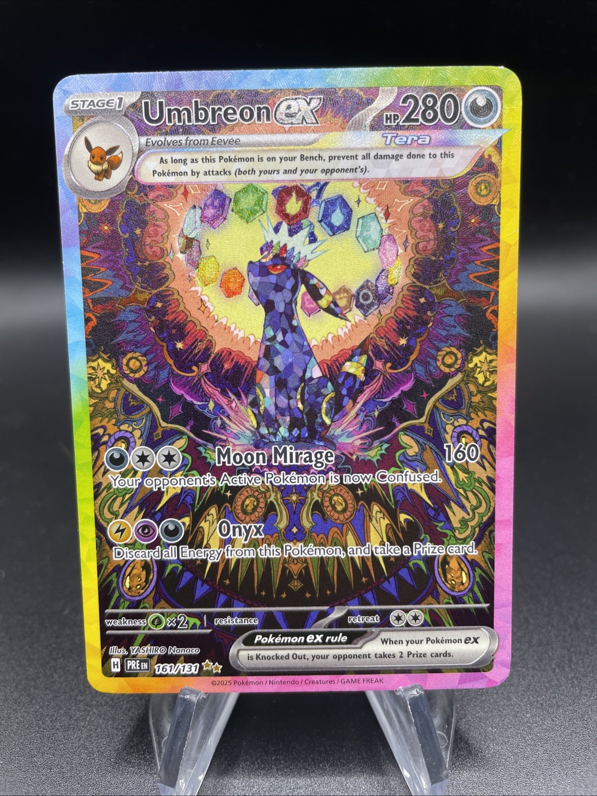 Umbreon ex 161/131 Sv: Prismatic Evolutions Holo LP