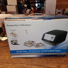 NEW Hammacher Schlemmer Digital Photo Converter Scanner, Old Photos to your PC