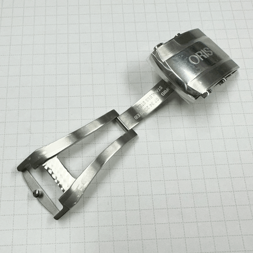 Oris Genuine Clasp Aquis Date 07 34 20 40EB Men Watch Bracelet Parts SS 43mm - Picture 2 of 6