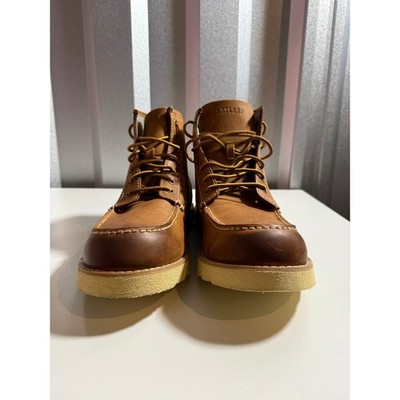 Eastland Loomis Moc Toe Boots Mens 11D Brown Leather Wedge Sole 7779-100 Eastland Moc Toe Boots | eBay main image 2