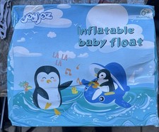 Baby Pool Float with UPF 50 Canopy Shark Shaped Inflatable Infant Swim Boat