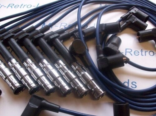 BLUE 7MM PERFORMANCE IGNITION LEADS FITS THE MERCEDES 500 420 400 E G S SL M119 - Picture 2 of 4