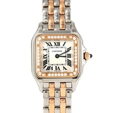 Authentic Cartier PANTHERE de Cartier SM PG Combination/D W3PN0006 SSxPG Qua...