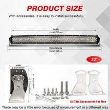 Curved Tri Row Led Light Bar Spot Flood Driving Offroad 52504232inwiring Curved Tri Row Led Light Bar Spot Flood Driving Offroad 52504232inwiring