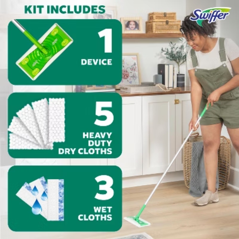 Swiffer Sweep & Mop Starter Kit - 9ct