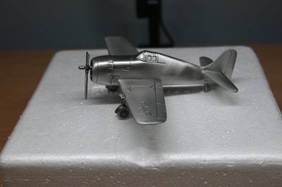 Danbury Mint Pewter Airplane 1:82 Scale: Grumman Hellcat