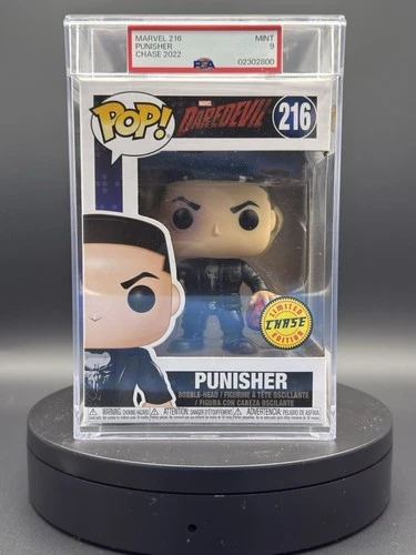 Funko Pop! 2022 Marvel Daredevil The Punisher Chase #216 PSA MINT 9