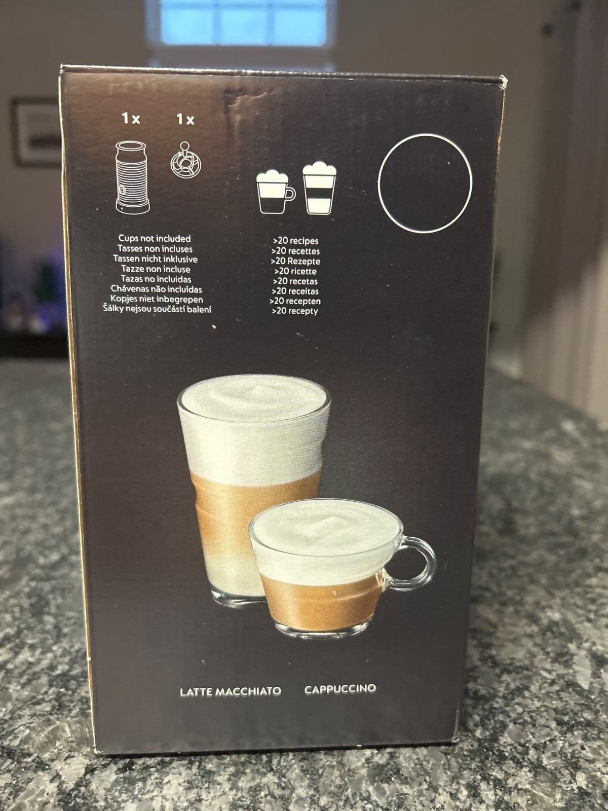 Nespresso Aeroccino 3 Electric Milk Frother - Black 