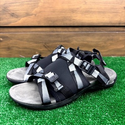Merrell District 3 Lattice Women s US 7 Black Strappy Sport Web Sandals Comfort