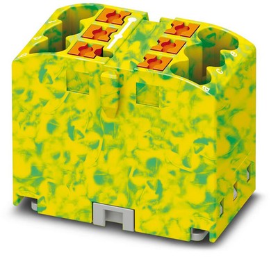 Phoenix Contact PTFIX 6X2,5 GNYE Verteilerblock, Grundklemme ohne Schutzleiterfu