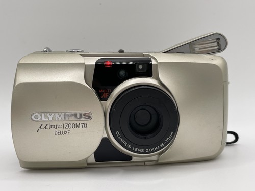 *Exc+5*Olympus μ mju Zoom 70 Deluxe 35-70mm Point & Shoot Film Camera From Japan
