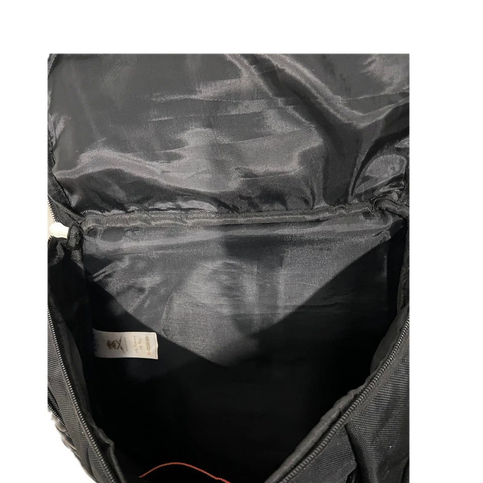 Mochila Kaka negra blanca carga superior 36L Foto 3 de 4