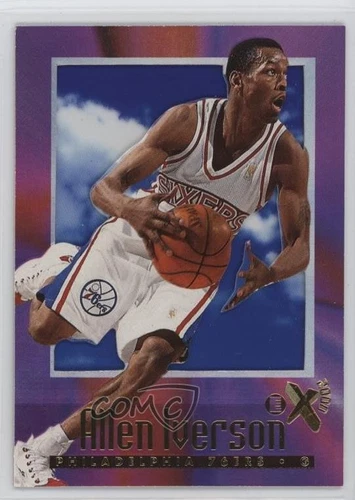 1996-97 Skybox E-X2000 Allen Iverson #53 Rookie RC HOF