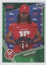 2020 Topps XFL Green 84/99 Rashad Ross #20 s7f