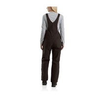 Women  s Carhartt Dark Brown Bob Overalls, Size XS 0-2 , NWT