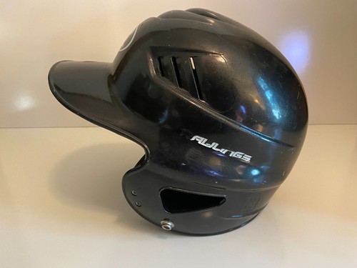 Rawlings RCFH Youth Batting Helmet, Black, Size 6 1/2 to 7 1/2 - Picture 2 of 5