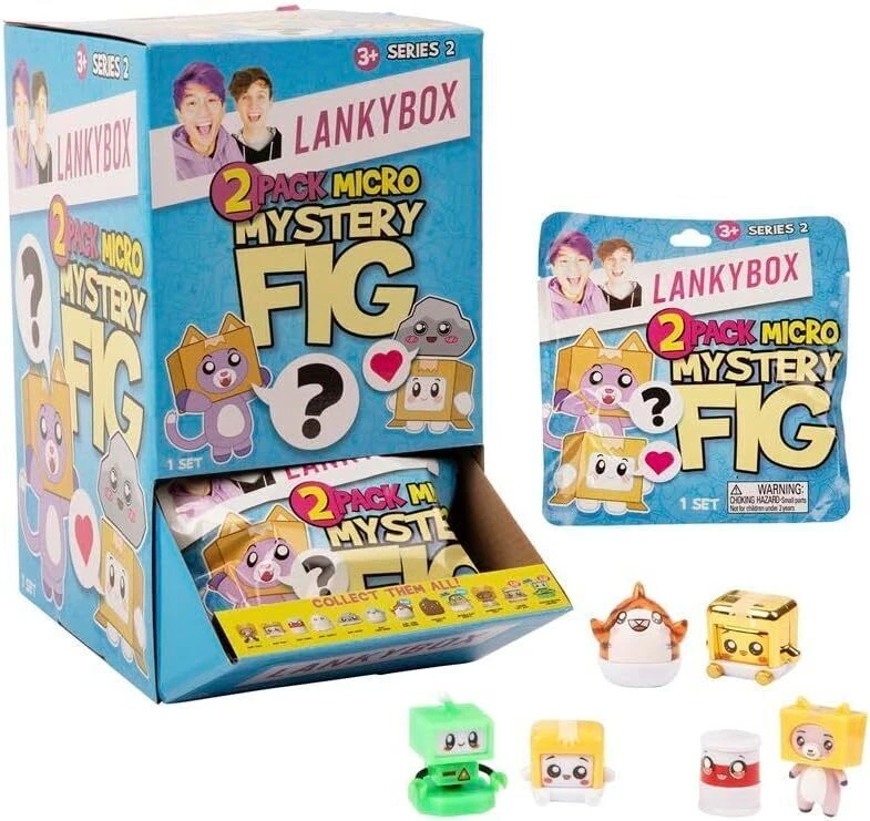 Lankybox Micro Mystery Figure 2 Pack Brand New (One Supplied 