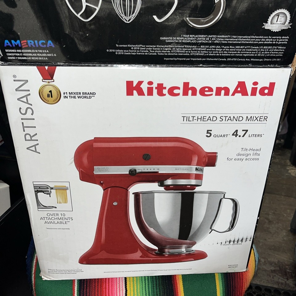 KitchenAid KSM150FB Artisan Series Bundle 5qt. TiltHead Stand Mixer