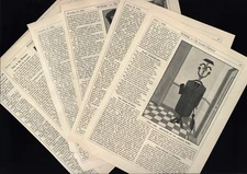 7 CARTOONS BY J. L. CARSTAIRS ILLUSTRATOR - "STILL LIFE" SERIES - PUNCH 1933-34