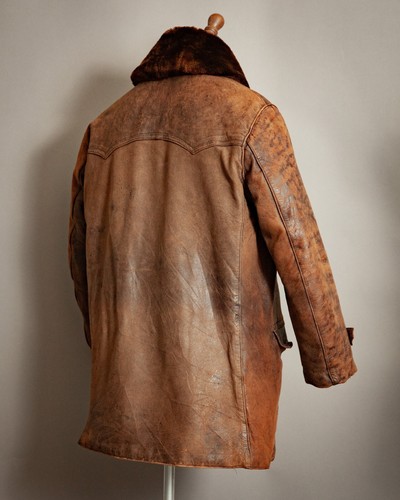 Vintage Barnstormer French Resistance Leather Trench Coat - Picture 6 of 21