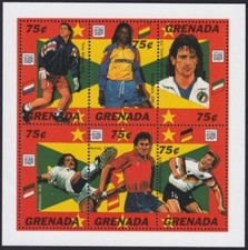 F-EX42642 GRANADA MNH 1994 CAMPEONATO MUNDIAL FÚTBOL FÚTBOL.