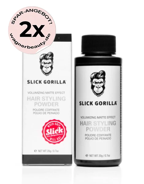Slick Gorilla Hair Styling Powder 2 x 20 g (747,50 EUR/kg)