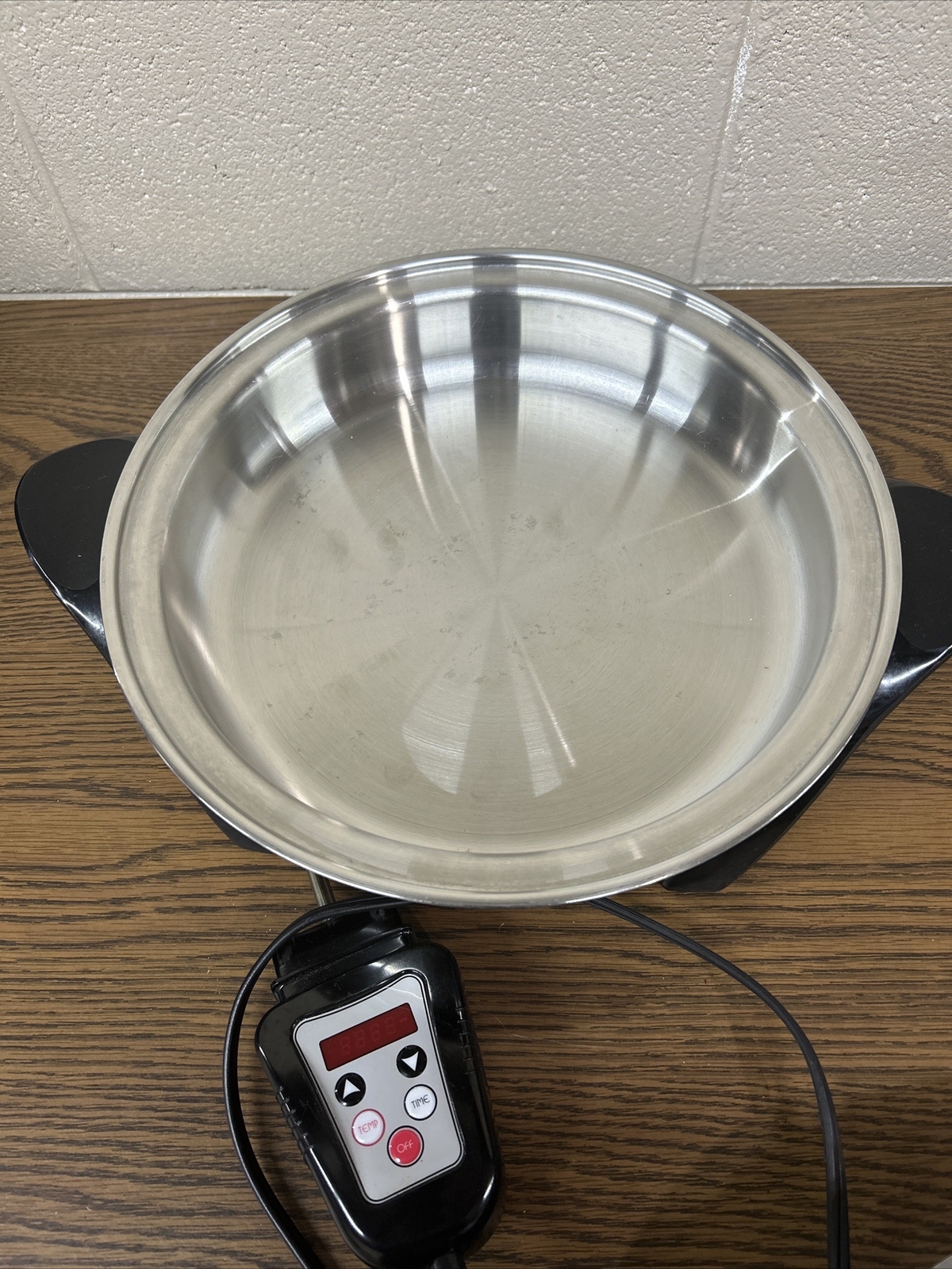 Saladmaster 12" T304/T316L Stainless Steel Oil Core Electric Skillet SA012OCU eBay