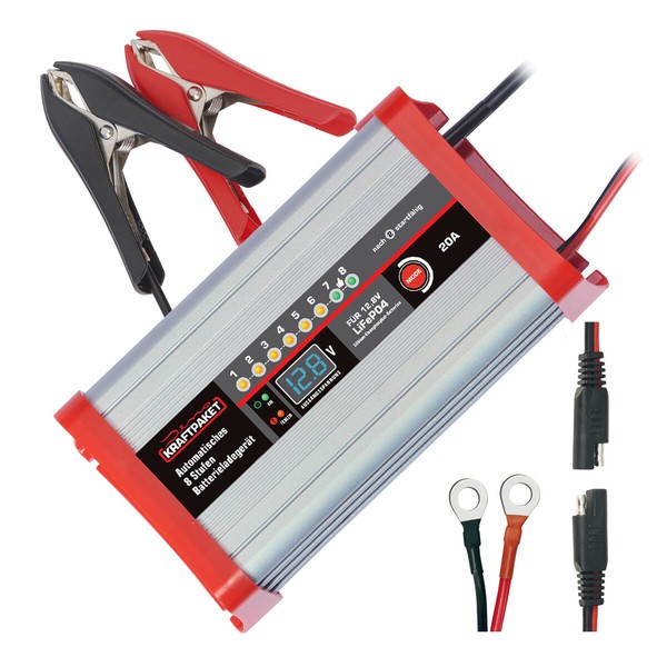 Dino Kraftpaket BatterieladegeräT 12,8V · 20A FüR Lifepo4-/Lfp-Lithium-Batterien-image