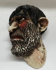 Vintage 1930's H.S. Anderson Hobo or Bum Chalkware Head