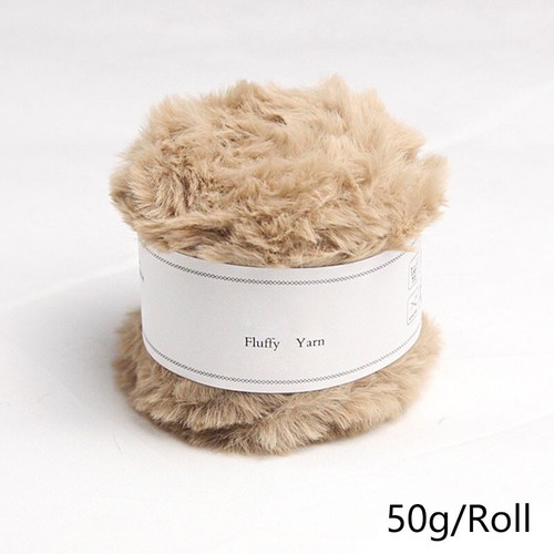 50g/Roll Faux Fur Fluffy Mink Yarn Wool Cashmere Hand Knitting Crochet Sweater - Picture 30 of 33