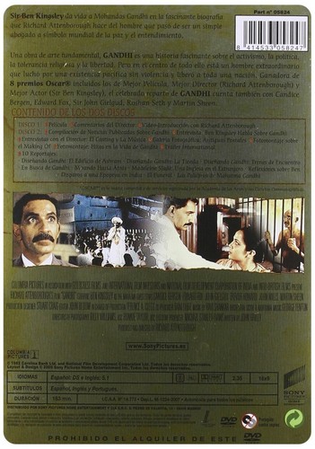 503/Gandhi Steelbook DVD 2 Discos Nuevo precintado_España - Imagen 2 de 2