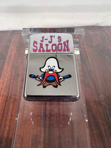 RARE 2000 Zippo Lighter JJ's Saloon Yosemite Sam 41/50 Unstruck Never Fired HTF - Picture 8 of 12