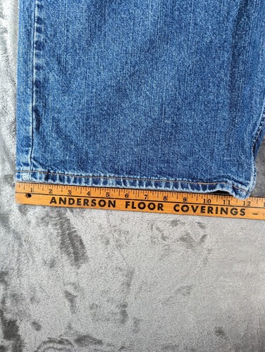 Levi's 569 Shorts Mens 36 Blue Denim Loose Straight Fit Baggy Skater 90's Y2K - Picture 6 of 11