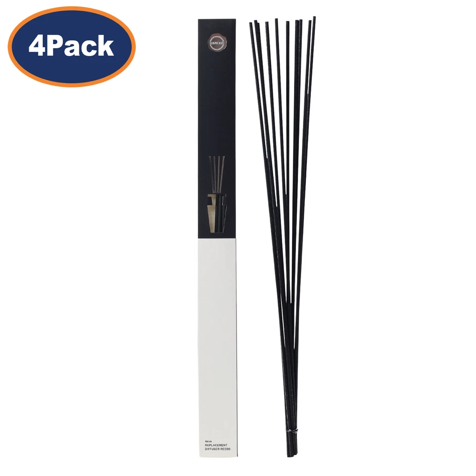32pcs Baltus Reed Sticks Replacement Scented Oil Diffuser Black 4mm 55cm Long