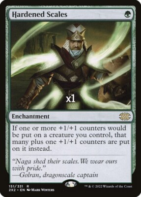 MTG Double Masters 2022 2X2 Hardened Scales MINT