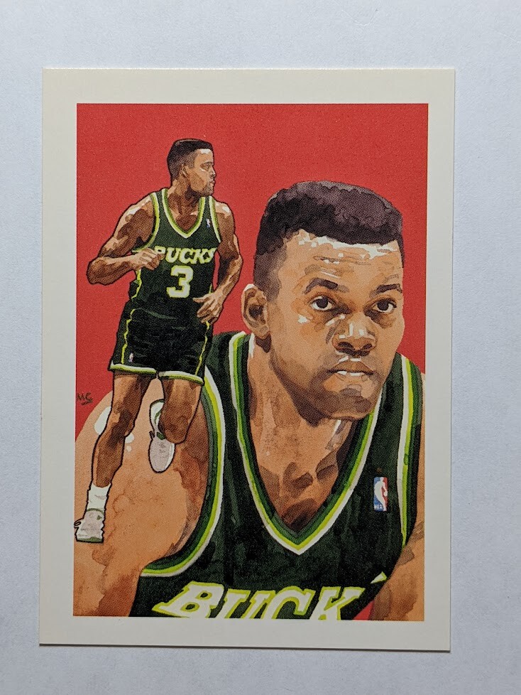 1991-92 Hoops Dale Ellis Milwaukee Bucks #517
